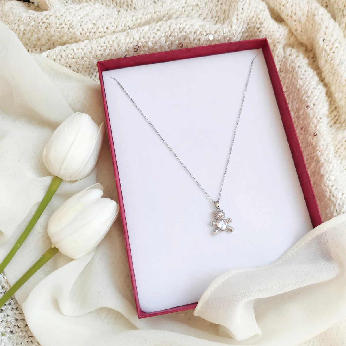 COLLANA ORSETTO CUORICINO - Image 3
